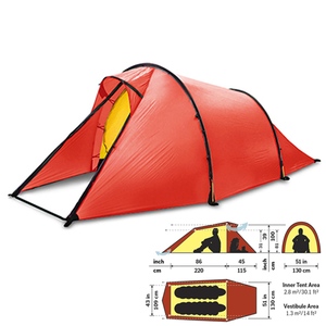 HILLEBERG（ヒルバーグ） ナロ2パーソン レッド