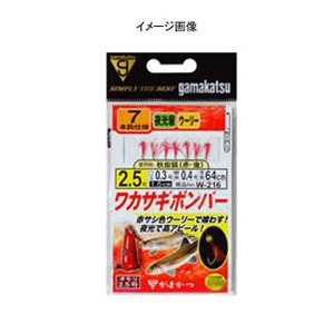 がまかつ（Gamakatsu） ワカサギボンバー秋田狐赤金 鈎3／ハリス0.4