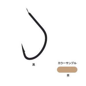 がまかつ（Gamakatsu） 糸付 くわせヤマメ（半スレ） 鈎7／ハリス0.6 茶