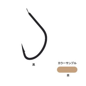 がまかつ（Gamakatsu） 糸付 くわせヤマメ（半スレ） 鈎7.5ハリス0.4 茶