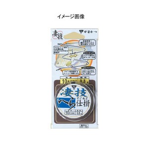 がまかつ（Gamakatsu） 凄技（すごわざ） へら仕掛 12号