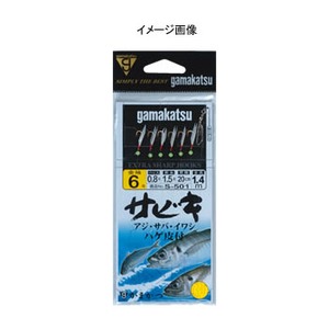 がまかつ（Gamakatsu） サビキ金袖 鈎6／ハリス1 金