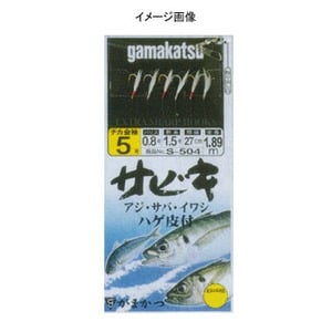 がまかつ（Gamakatsu） チカ・金袖サビキ 6本鈎 鈎3／ハリス0.6