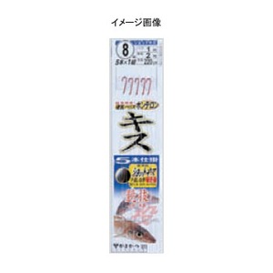 がまかつ（Gamakatsu） 投釣仕掛ショットキス5本競技 鈎9／ハリス1.5 赤