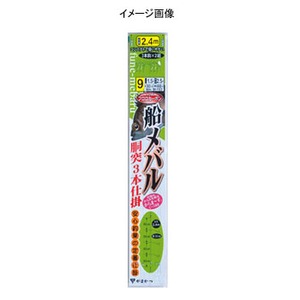 がまかつ（Gamakatsu） 船メバル胴突3本仕掛 8号 白