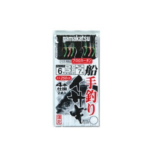 がまかつ（Gamakatsu） 船手釣りイサキ4本仕掛 6号