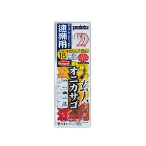 がまかつ（Gamakatsu） 船玄人オニカサゴ仕掛 速潮 3本 18号 赤