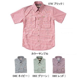 Fox Fire（フォックスファイヤー） パスファインダーチェックシャツS／S M’s M 046（ネイビー）