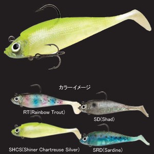 STORM（ストーム） ワイルドアイ ジギング スイムシャッド 5cm RT（Rainbow Trout）