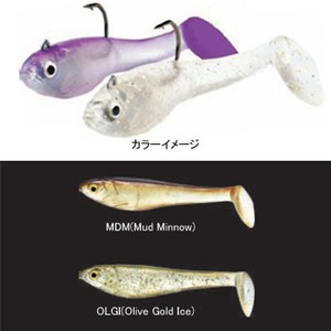 STORM（ストーム） ワイルドアイ プロ パドルテール 9cm MDM（Mud Minnow）