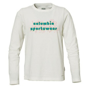 Columbia（コロンビア） ウィメンズ バブルロゴファンTシャツ L 125（Sea Salt）