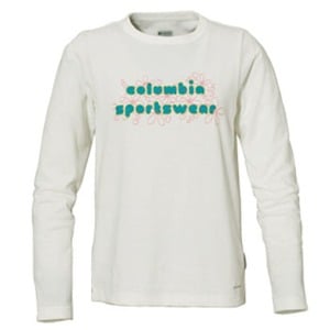 Columbia（コロンビア） ウィメンズ バブルロゴファンTシャツ XL 125（Sea Salt）