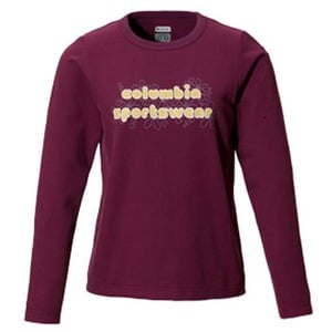 Columbia（コロンビア） ウィメンズ バブルロゴファンTシャツ XL 510（Currant）