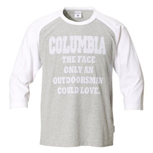 Columbia（コロンビア） アウトドアズマンラバー3／4Tシャツ S 072（Grey Heather）