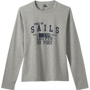 ヘリーハンセン HW39809 ヘリーハンセンプリントロングスリーブTシャツ Women's L Z（ミックスグレー）