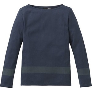 ヘリーハンセン HW39812 ロングスリーブボートネック Women's M DN（ディープネイビー）