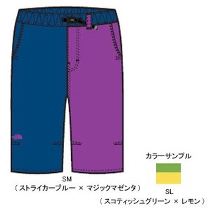 THE NORTH FACE（ザ・ノースフェイス） COTTON OX 3／4 PANT KID’s 110 SL（スコティッシュグリーン×レモン）