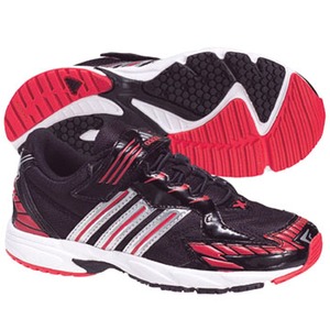 adidas（アディダス） スピードフット II Shiny CF Kid’s 25.0cm ブラック×メタリックシルバー×レッドS09