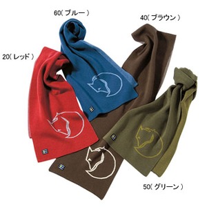 FJALL RAVEN（フェールラーベン） フォックスジャガードニットマフラー 20（レッド）