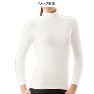 ミズノ（MIZUNO） ライトウエイトハイネック長袖シャツ Women's M 02（オフホワイト）