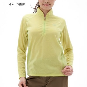 ミズノ（MIZUNO） ブレスサーモ・ライトインナー長袖ジップネックシャツ Women's M 37（ライトグリーン）
