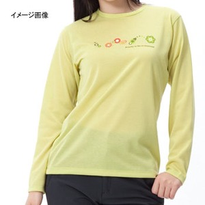 ミズノ（MIZUNO） ライトインナープリント長袖Tシャツ Women's S 37（ライトグリーン）