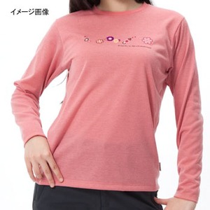 ミズノ（MIZUNO） ライトインナープリント長袖Tシャツ Women's M 65（ローズ）