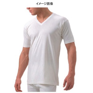 ミズノ（MIZUNO） ファッションインナー MILD Vネック半袖シャツ Men's M 01（ホワイト）