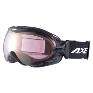 アックス AX940-WCM AXE SnowGoggle BK（シャイニーブラック×ピンクミラー）