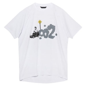 パールイズミ プリントT Men's L 2（ホワイト）