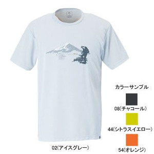 ミズノ（MIZUNO） ドライベクター・プリントTシャツ Men's M 44（シトラスイエロー）