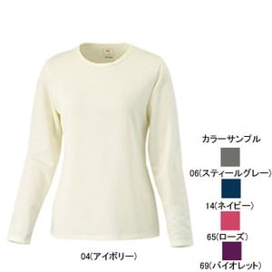 ミズノ（MIZUNO） ドライベクター・ワンポイント長袖Tシャツ Women's M 65（ローズ）