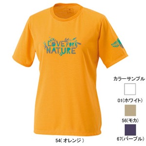 ミズノ（MIZUNO） ECOプリントTシャツ Women's L 01（ホワイト）