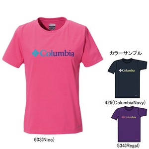 Columbia（コロンビア） ウィメンズ キャリーTシャツ L 425（ColumbiaNavy）