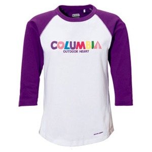 Columbia（コロンビア） ウィメンズ レトロパワー3／4Tシャツ L 534（Regal）