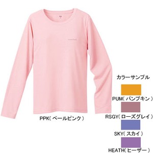 モンベル（montbell） WIC.ロングスリーブT Women's L PUM（パンプキン）