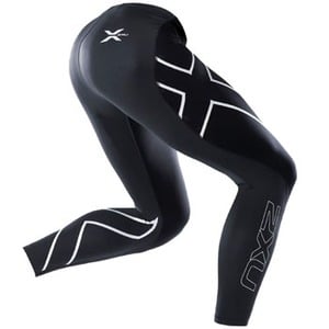 2XU（ツー・タイムズ・ユー） Elite Compression Tights Men’s XS Black×Steel