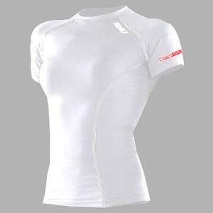 2XU（ツー・タイムズ・ユー） Compression S／S Top Women's XL White×White