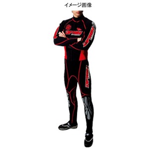 J-FISH アドバンスウェットスーツ Men's M BLACK×RED