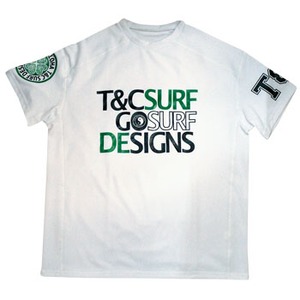 Town&Country（タウンアンドカントリー） メンズ ラッシュTシャツ M WHITE×GREEN