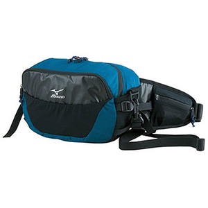 ミズノ（MIZUNO） 2WAY ウエストバッグ 7L 26（スレートブルー）