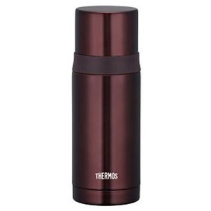 サーモス（THERMOS） ステンレススリムボトル 0.35L ブラウン