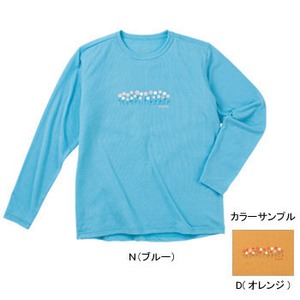 ムッシュ（MUSSHU） 防透・高通気！レディス長袖プリントTシャツ L D（オレンジ）