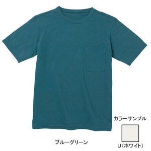 ムッシュ（MUSSHU） 防透・高通気！メンズ半袖Tシャツ LL U（ホワイト）