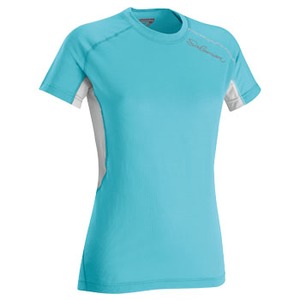 SALOMON（サロモン） トレイルランナー II 半袖 テックTEE Women's S アトールX×ホワイト