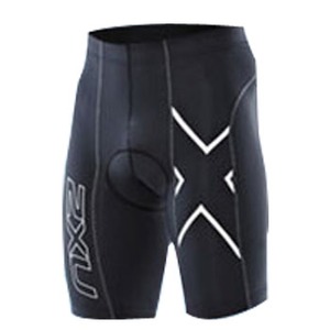 2XU（ツー・タイムズ・ユー） Compression Cycle Shorts Men's S Black×Black