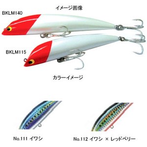 タックルハウス（TACKLE HOUSE） K-TEN ブルーオーシャン BKLM-115 115mm No.112 イワシ×レッドベリー