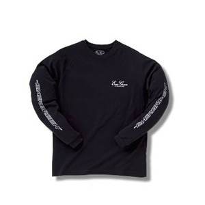 エバーグリーン（EVERGREEN） EGロングTシャツDタイプ（単色） L ブラック