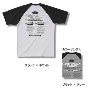 エバーグリーン（EVERGREEN） EG.TシャツEタイプ 3L ブラック×グレー