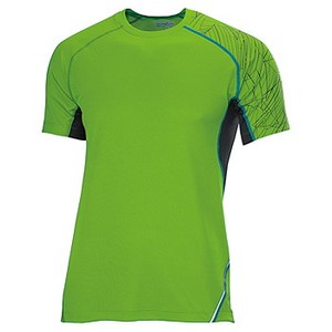 SALOMON（サロモン） TRAIL RUNNER IIW SS TECH T Men's S ネオグリーン×ネオグリーン×アスファルト